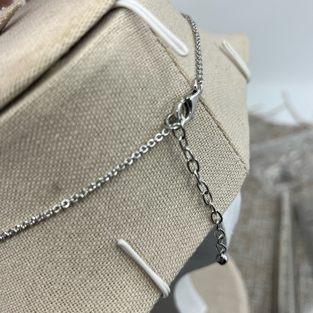 Joseph Esposito 925 Diamonique Necklace with Black Cultured Pearls – 18-20" - Picture 6 of 16